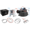 CYLINDER MORETTI MOTOROWER 2T 50cc AM6 -1790