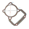 Uszczelka cylindra  GT 125