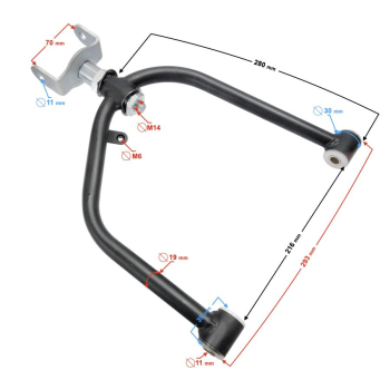 Wahacz górny prawy tylni ATV Road Hunter 200