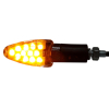 KIERUNKOWSKAZ CARBON BIAŁY KLOSZ LED-1828