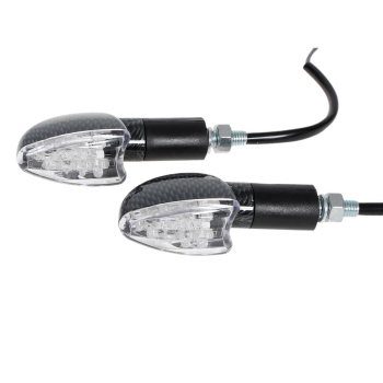 KIERUNKOWSKAZ CARBON BIAŁY KLOSZ LED-1827