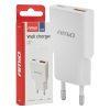 Ładowarka sieciowa 230V 20W GaN USB-C USB-A AMIO-0