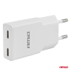Ładowarka sieciowa 230V 30W GaN 2xUSB-C AMIO-04839-183546