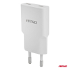 Ładowarka sieciowa 230V 30W GaN 2xUSB-C AMIO-04839-183547