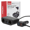 Rozdzielacz gniazda zapalniczki z ładowarką USB-C