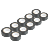 Taśmy izolacyjne PVC zestaw 10szt. czarne 19mm x 2