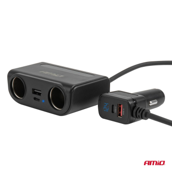 Rozdzielacz gniazda zapalniczki z ładowarką USB-C -183581