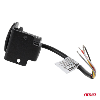 Lampa ostrzegawcza okrągła pomarańczowa LED R65 12-183633