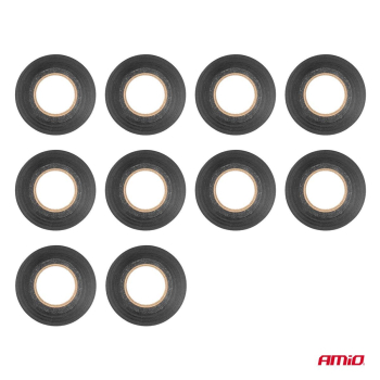 Taśmy izolacyjne PVC zestaw 10szt. czarne 19mm x 2-183759