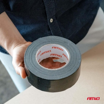 Taśma techniczna czarna 48mm x 15m x 0,19mm AMIO-0-183781