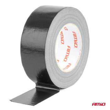 Taśma techniczna czarna 48mm x 15m x 0,19mm AMIO-0-183783