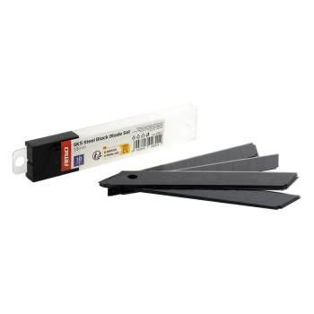Zestaw czarnych ostrzy ze stali SK5 / SK5 Steel...
