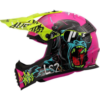 KASK LS2 MX437 FAST II MINI GORILLA-06 M BLK LINER-185568