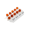 Żarówka BOSMA 12V 5W T10 WY5W AMBER (1987) 10 szt.-18666