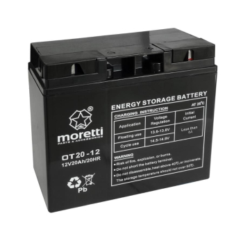 Akumulator Moretti (Gel) OT 12V/20 AH do kosiarki-19397