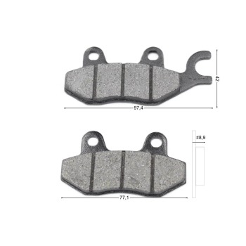 KLOCKI HAMULCOWE TYLNE TRX125 SRV125 SRK125S SRK12-197388