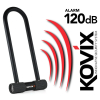 Kłódka U-Lock  z alarmem KOVIX KTL14-300 czarna-19901