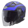 KASK OTWARTY TYP JK528 CZARNO NIEB. MAT M AWINA