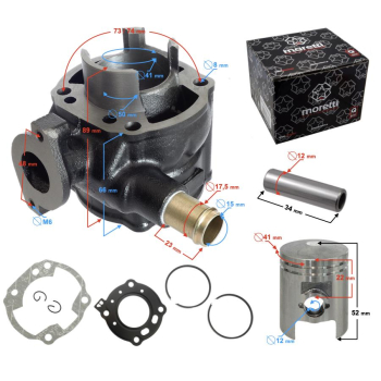 Cylinder 50cc 2T Moretti do skutera Katana chłodzo-20327