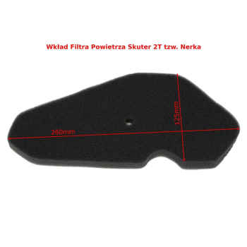 Filtra powietrza wkład do skutera Falcon 50-2037