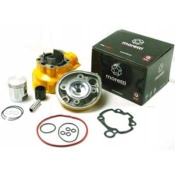 CYLINDER+GŁOWICA MORETTI MOTOROWER 2T 80cc AM6 ŻÓŁ-2178
