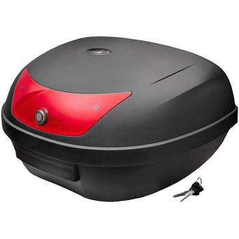 Kufer Moretti, MR-726, 48l, Czarny, czerwony odbla
