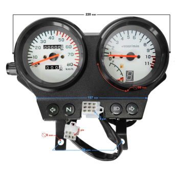 Licznik do motoroweru Fighter 2-24321