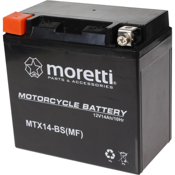 Akumulator Moretti AGM (Gel) MTX14-BS-2570