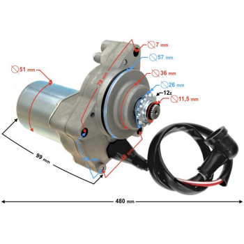 ROZRUSZNIK MOTOROWER 12/22 ZĘBY-2876
