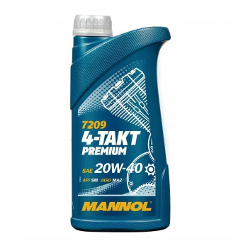 OLEJ MANNOL 20W40 1L 4T MOTORBIKE PREMIUM SM / JAS