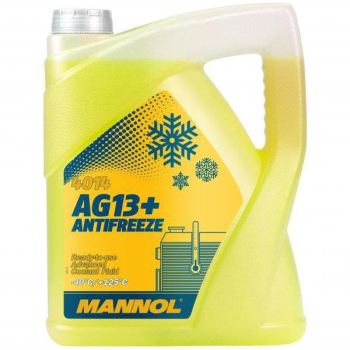 MANNOL PŁYN CHŁODNICZY 5L ŻÓŁTY SAMOCHODOWY AG13+