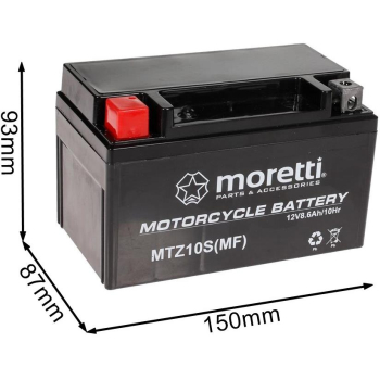 Akumulator Moretti AGM (Gel) MTZ10S-3133