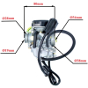 GAŹNIK POWER FORCE POKRYWA PLASTIKOWA  GY6 4T 80 C-3856