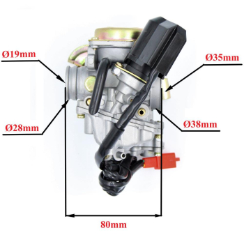 GAŹNIK POWER FORCE GY6 4T 50CC-3904