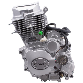 SILNIK MORETTI 150cc PIONOWY MANUAL SREBRNY -3965