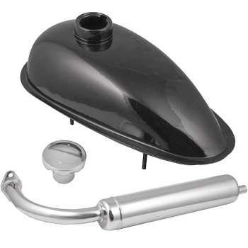 SILNIK MORETTI PIONOWY do roweru, 80cc 2T, zestaw-4180