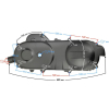 Pokrywa silnika NAPĘDU 400 SKUTER 21 50cc-4257