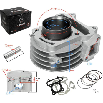CYLINDER 60CC SKUTER CHALLANGER 2 SILNIK POZIOMY-4271