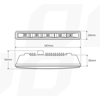 Światła do jazdy dziennej AMiO DRL 501 HP AMIO-015-42891