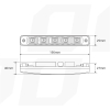 Światła do jazdy dziennej DRL 507HP AMIO-01523-42901