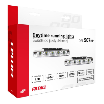 Światła do jazdy dziennej DRL 507HP AMIO-01523-42902