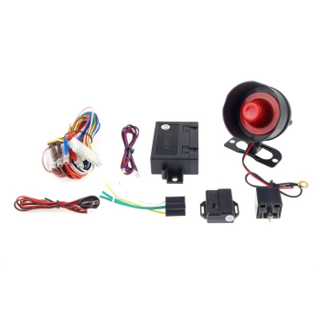 Uniwersalny alarm Samochodowy CA14 z pilotami AMIO-43590