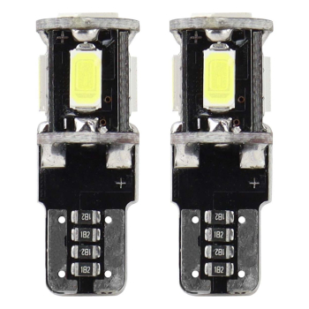 Żarówki LED CANBUS 5SMD 5730 T10 W5W White AMIO-01