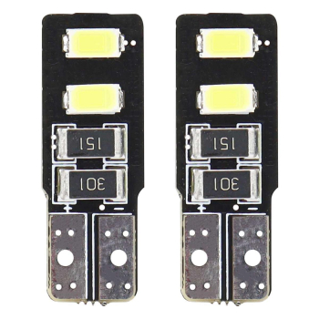 Żarówki LED CANBUS 4SMD 5730 T10 W5W White AMIO-01