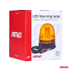 Lampa ostrzegawcza kogut 80 LED magnes R10 12-24V -44057