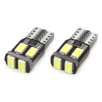 Żarówki LED CANBUS 6SMD 5730 T10 W5W White AMIO-01-44016