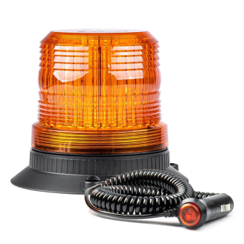 Lampa ostrzegawcza kogut 80 LED magnes R10 12-24V