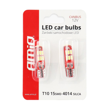 Żarówki LED CANBUS 15SMD 4014 T10e W5W SILCA White-45703