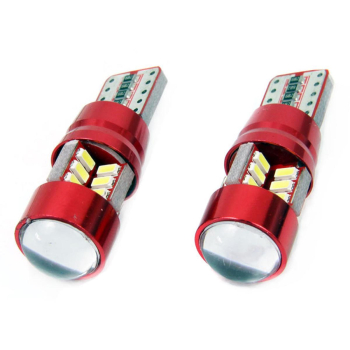 Żarówki LED CANBUS 27SMD 3014 T10e W5W White 12V 2-45710