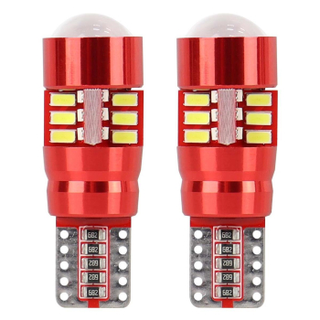 Żarówki LED CANBUS 27SMD 3014 T10e W5W White 12V 2